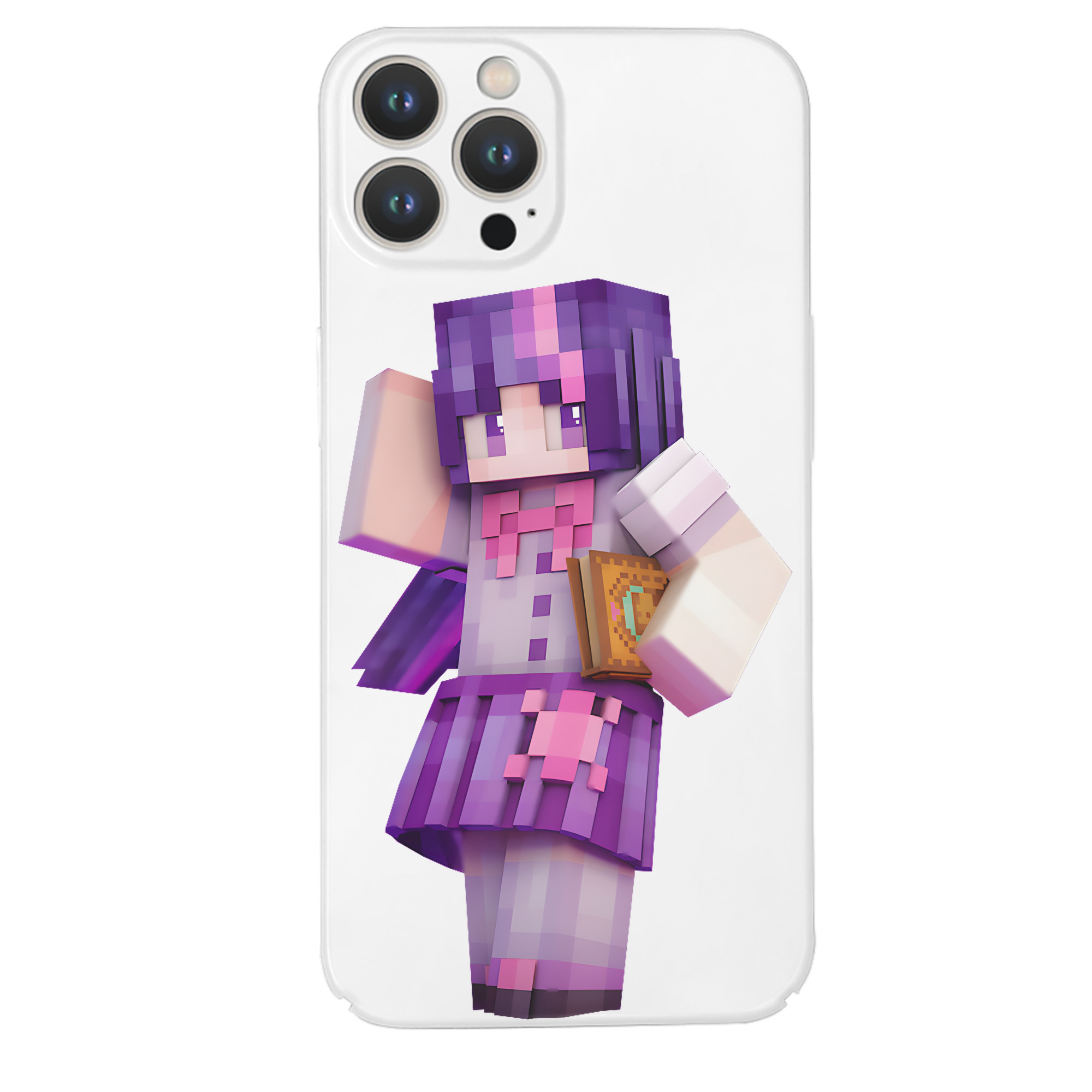 （画像用） マインクラフト ブロックの世界 Minecraft MC Block world 【iPhone 14シリーズ対応】ハードケース